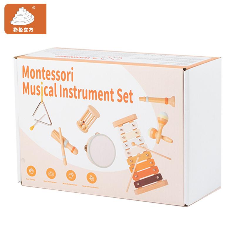 Orff Instrument Set Kindergarten Early Education Music Combination Wooden Children s Toys