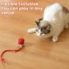 Cat Interactive Ball Toy Automatic Rolling 3 Modes Cat Toy Ball USB Charging Cat Self-Play Ball with Rope for All Indoor Cats