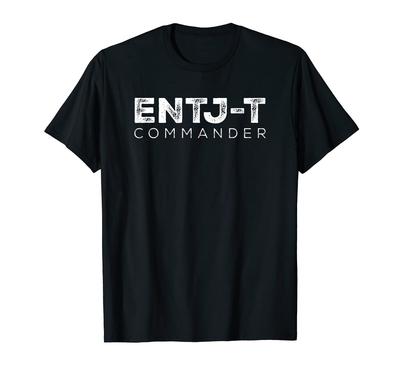 ENTJ-T Design The Commander, Myers-Briggs Personality Test T-Shirt