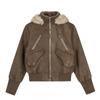 Herren Winter Daunenjacke Mit Kunstpelzkragen Schmal Geschnitten Mit Kapuze Baumwollgepolsterter Mantel Streetwear Freizeitkleidung
