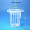 50-Pack Hydroponic Planting Baskets, Deep Root Cups for Soilless Cultivation
