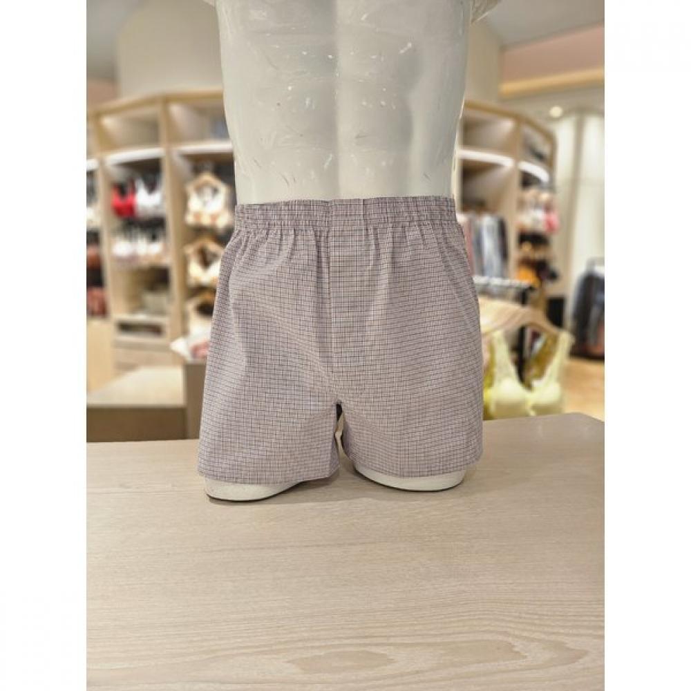 

Barbara Pink Check Men S Trunk Pant Amt4409t Pink/105