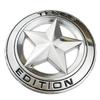 Metal TEXAS EDITION Shield Pentagram 3D Emblem Badge Car Fender Side Tail Body Sticker for JEEP Wrangler Liberty Grand Cherokee ALU1