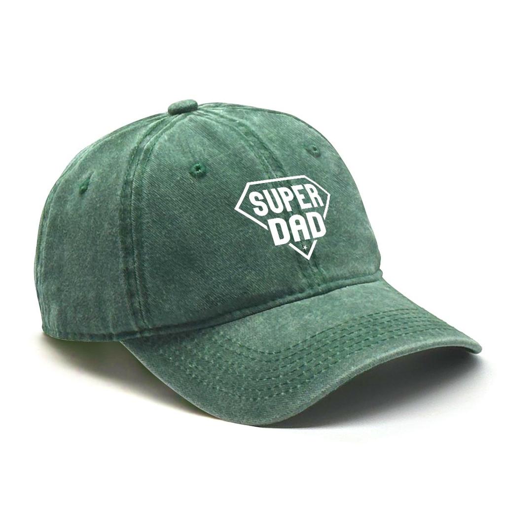 SUPER PAPA" Aufdruck Snapback Sonnenhut, Vatertag Damenmütze Trendige Ganzjahres-Einfarbig Sonnenschutz Verstellbare Baseballkappe
