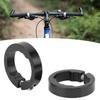 2pcs Motorcycle Grip Clamp Ring Aluminum Alloy Beautiful Practical Bike Grip Lock On Clamp for 22.2mm Bike Handlebar Black
