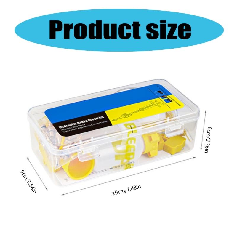 Mineralöl Bremsflüssigkeits-Kits Schraubendreher Schraubenschlüssel Adapter Füllanschlüsse für Mountainbikes und E-Bikes