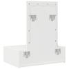 Makeup Table with Drawers White 60 x 40 x 70 cm Engineered Wood