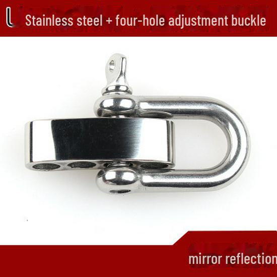 304 Stainless Steel U-Shaped Horseshoe Buckle for DIY Accessories and Umbrella Rope Bracelet