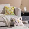 Pastoral Simple Handdrawn Banana Cushion Cover Throw Pillow Cover Hidden Button Durable Polyester Chair Cushion