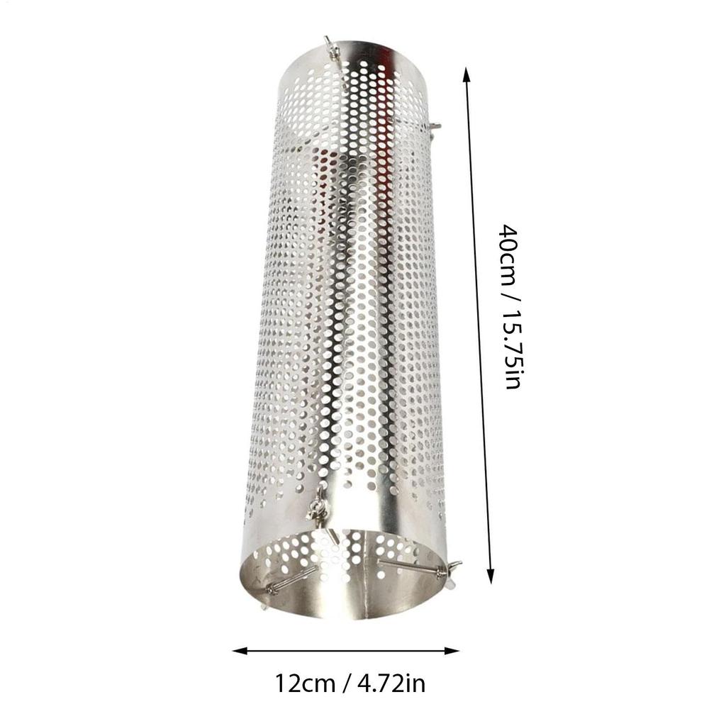 Stainless Steel Wood Stove Pipe Heat Shield, Anti-Scald Protector Net for Hot Tent Chimney Flue,  Camping Heater Accessories