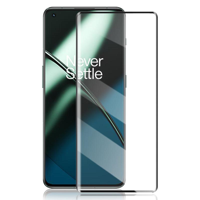 

MOCOLO Для OnePlus 11 5G/9 Pro/10 Pro/Oppo Find X3 Pro/Find X5 Pro Протиударна Захисна Плівка для Екрану Повний Клей 3D Вигнуте Загартоване Скло Black