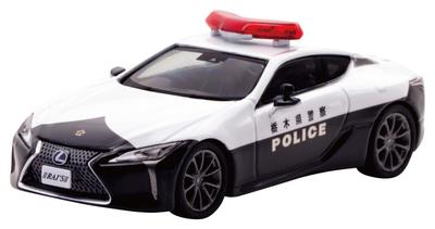 Lexus LC500 Policyjna Policja Drogowa i Zmotoryzowana Policja ds. Zamieszek Prefektury Tochigi Produkt Kompletny H7640035 RAI'S 1/64 (URZ100)