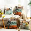 New Pumpkin Letter Print Pillow for Autumn Living Room Sofa Cushion Bedside Bay Window Cushion Cover