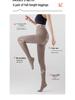 Women's Fleece-lined Slimming Pantyhose - Vertical Stripe, Micro-pressure, Versatile Japanese Style, Autumn/Winter Leggings