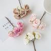 Vintage Simulationsblume Rose DIY Blumenkranz Zubehör Material Künstliche Blume Hanbok Kopfschmuck Blumenstrauß Geschenk Dekoration Eleganz Künstliche Blumen