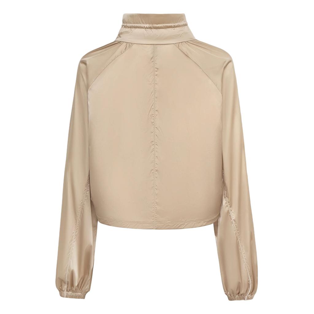 Adidas Soft Lux Lightweight Woven Upf50+ Short Zip Loose Long Sleeve Sun Protection Top Women tops KX0219