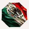 Eagle,Flag,Mexico Automatic Folding Umbrella  8 Ribs Lightweight Design, Durable Iron Frame, Compact and Portable, Ideal Birthday or Christm