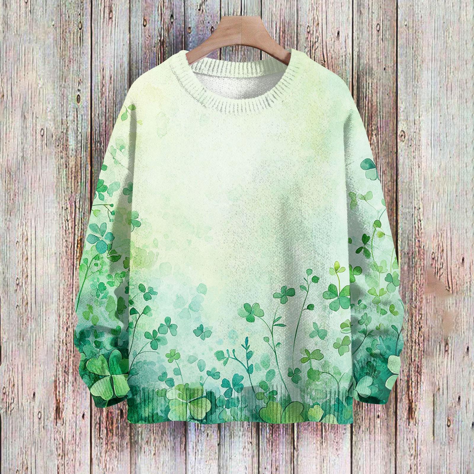 

Счастливые толстовки для женщин вязаный свитер симпатичная рубашка осенний круглый вырез пуловер топы XXXL