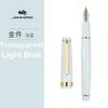 Jinhao 82 Fountain Pen Gold Trim Acrylic Barrel Fine Nib for Writing Calligraphy Signature School Office Supplies Stationery