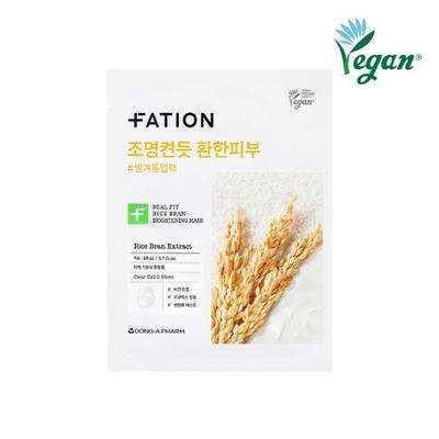 Partyon Real Fit Reis Kleie Aufhellende Maske 1 Blatt