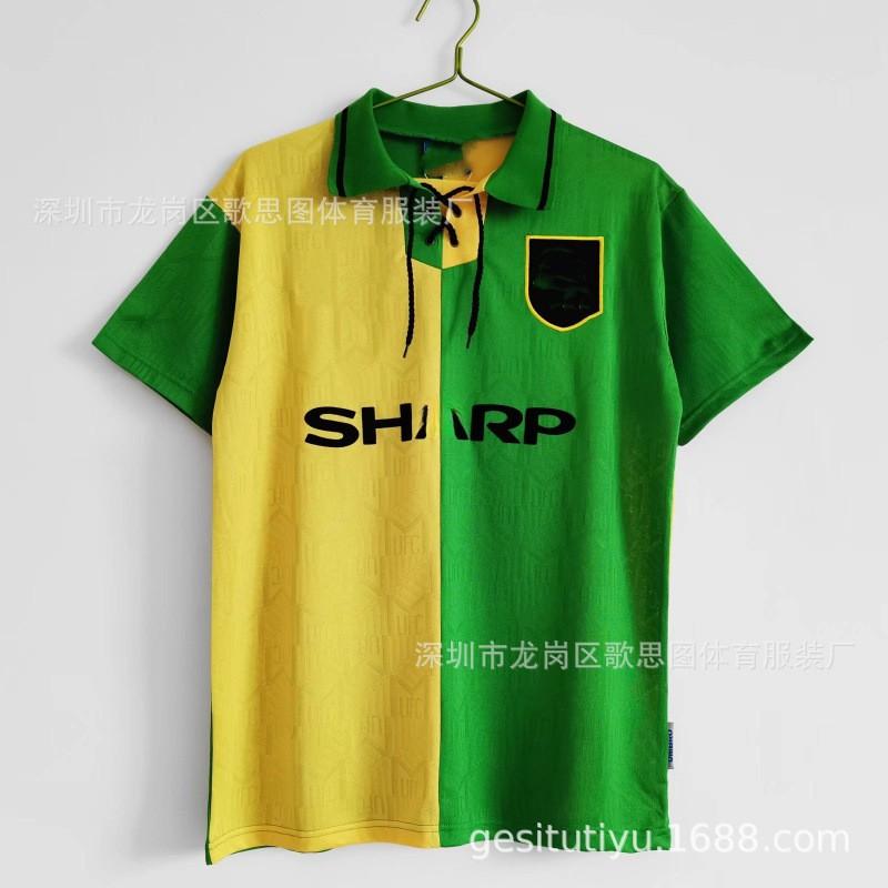 Retro Football Jersey Men Vintage Soccer Shirt Sports Training Top