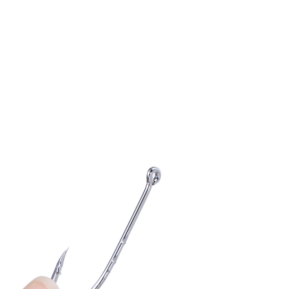 Fishing Hook Sharp Anti-rust Bait Accessories Offset Narrow Bait Hook Barbed Fishhook High Carbon Steel Long Shank Fishing Hook