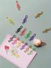 30pcs Color Metal Note Clip Music Stationery Treble Clef Small Bookmark Pin Note Bookmark Gift
