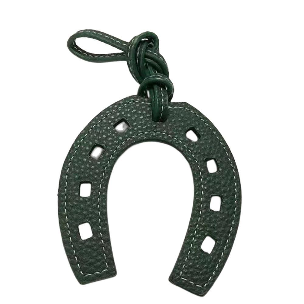 2PCS Fashion Key Chain Leather Purse Accessories Cute Horse Hoof  Pendant  School