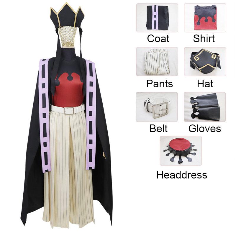 Demon Slayer Kimetsu No Yaiba Cosplay Costume Upper Moon Two Douma Suit Kimono