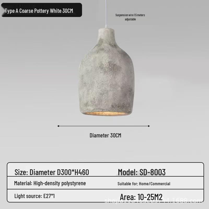 Nordic Modern French Wabi-sabi Double-Height Chandelier for Villa or Restaurant