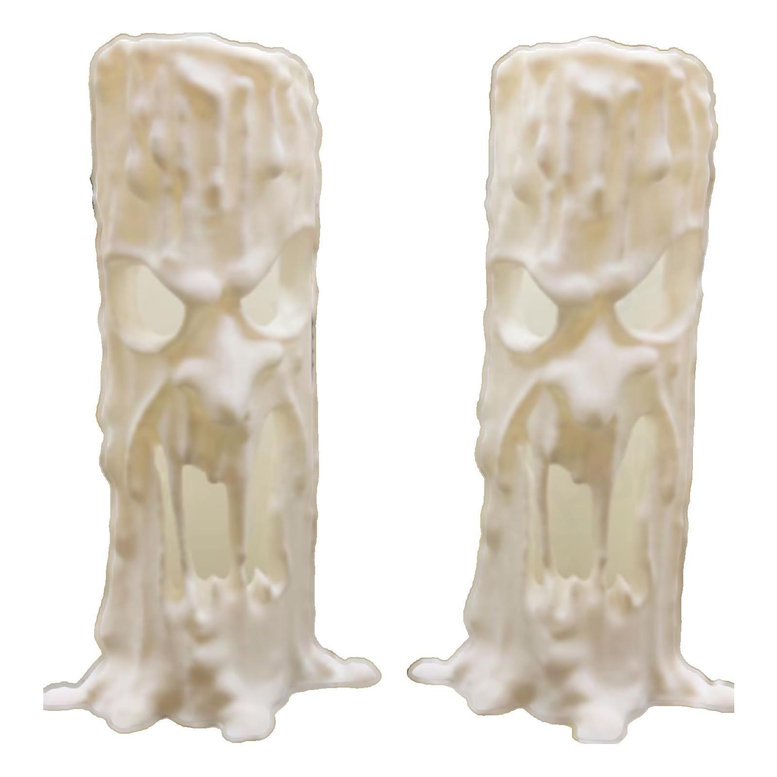 

Horror Face Candlestick, Halloween Table Decoration, Suitable For Indoor Use, Applicable To Desks, Offices, Fireplaces, Home Fireplaces, Party,gifts One Size