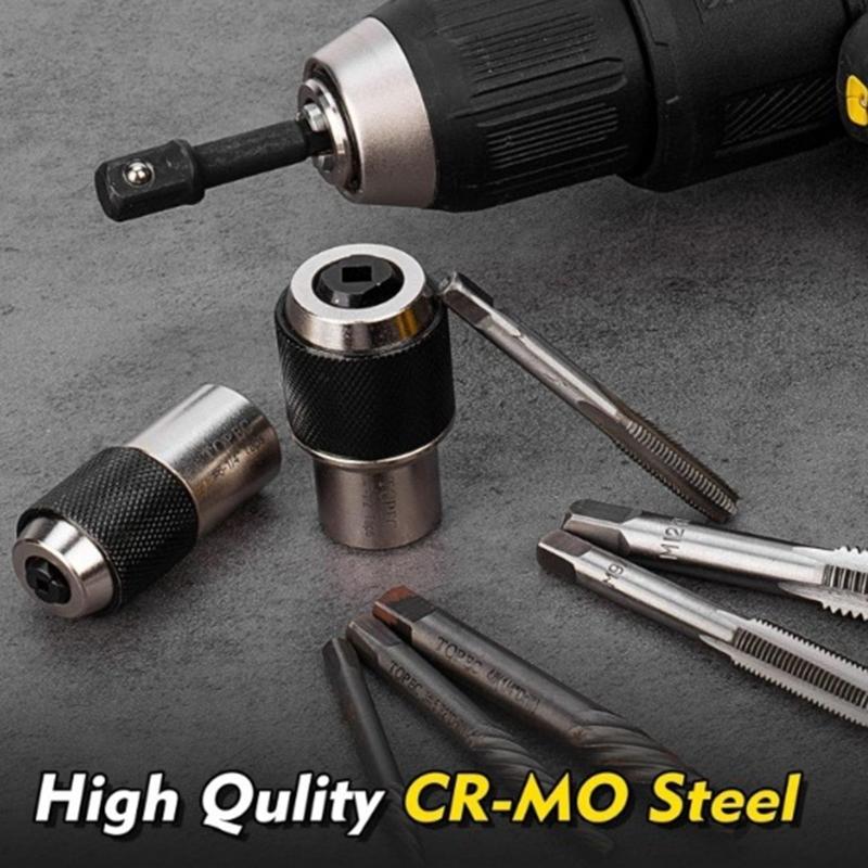 Tap Extractor Set with Adjustable Jaw Socket Fit for Efficient Screw & Bolt Removal Screw Extraction and Thread Refining