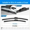 Chevrolet Cruze 18" Frameless Silent Wiper - Model 17, Specially Designed Car Part