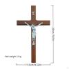 Wall Crucifix Holy Figurine Art Gift Catholic Jesus Sculpture Ornament for Thanksgiving Living Room