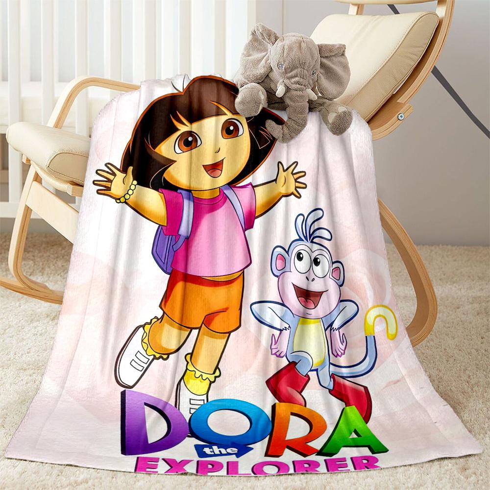 Dora Explorer Blanket Soft Warm Cozy Perfect for Picnics Couch Office All-Season Use Warmthful Decor Ideal Gift for Friends Family Couples Picnic