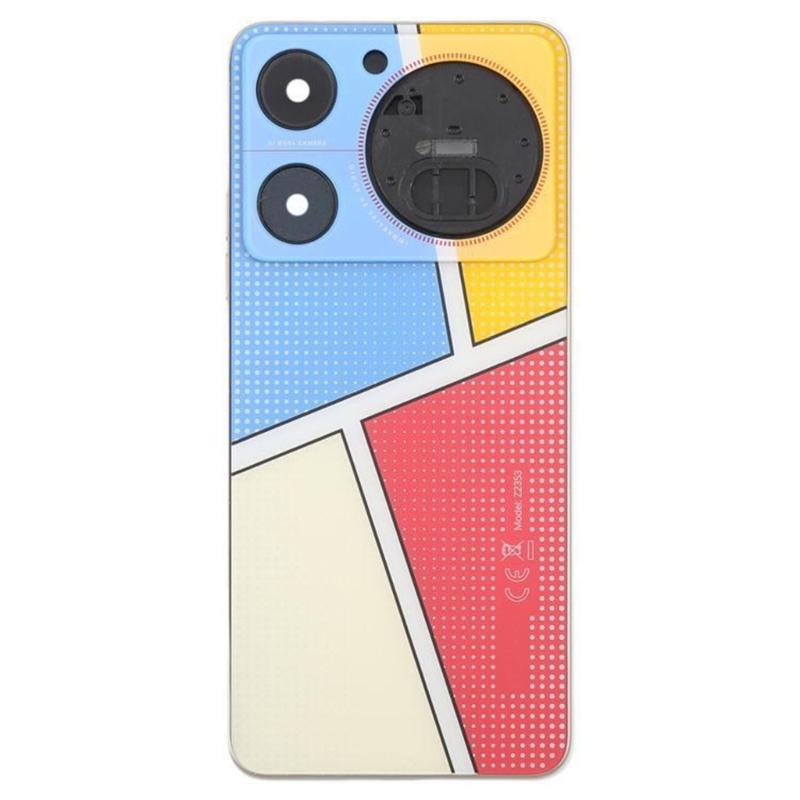 

Fingerprint Resistant Toughened Glass Battery Door Back Panel With Easy Installation For Music Z2353 DIY Phone Repair 1