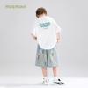 Mucmukn Boys' Cooling Foam Print Short Sleeve T-Shirt