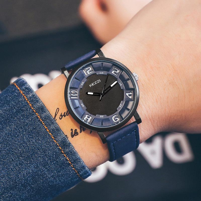 Watch Personality, Simple Men's Watch, Casual Business Men's Watch, Trendy Student Belt, Waterproof Watch