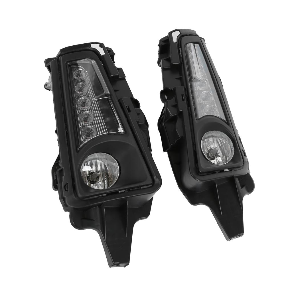 2 Stück LED Tagfahrlicht Blinker Halogen Nebelscheinwerfer Weiß Gelbes Licht Ersatz für Hiace Commuter GL H300 19-20