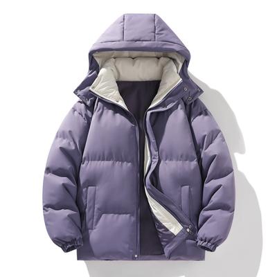 Fashion Winter Men Hooded Parkas Casual Outdoor Windproof Men Clothing Hood Thickened Warm Cotton Jacket