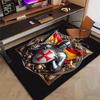 Cross Templars Knight Polyester Carpet, Soft Indoor Mat for Office Chair, Living Room, Computer Desk - Decorative Home Office Rug Design