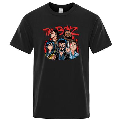 The Boys Magliette da Uomo Stampate Divertenti Abbigliamento Largo Oversize Cotone Estivo Morbido Maniche Corte Traspirante Maglietta