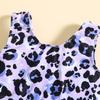 Leopard Print Butterfly Swimsuit Set for Girls