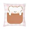 Little Bear Pocket Pillowcase Double-sided Printing Polyester Cushion Cover Decorations Ute Cartoon Throw Pillow Case Cover Home