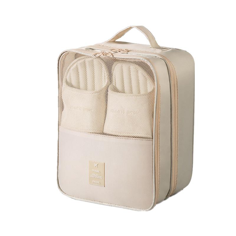 Large Shoe Bags for Travel with Handle Holds 2 Pairs of Shoes Waterproof Shoe Packing Cubes Travel Suitcase Shoe Organizer JT248