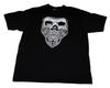 Luctus Bandana Skull Black Cotton T-shirt Short Sleeve XL Tall Gangster Biker