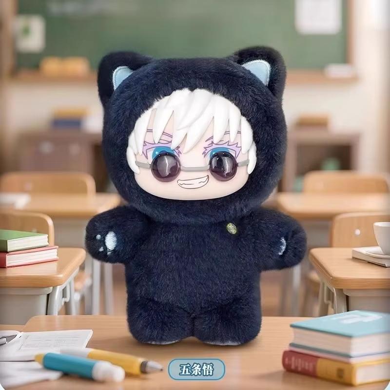 Hot Presale Genuine Eaki Jujutsu Kaisen Season 2 Cat Park Party Gojo Satoru Blind Box Plush Doll Bag Pendant Model Collection
