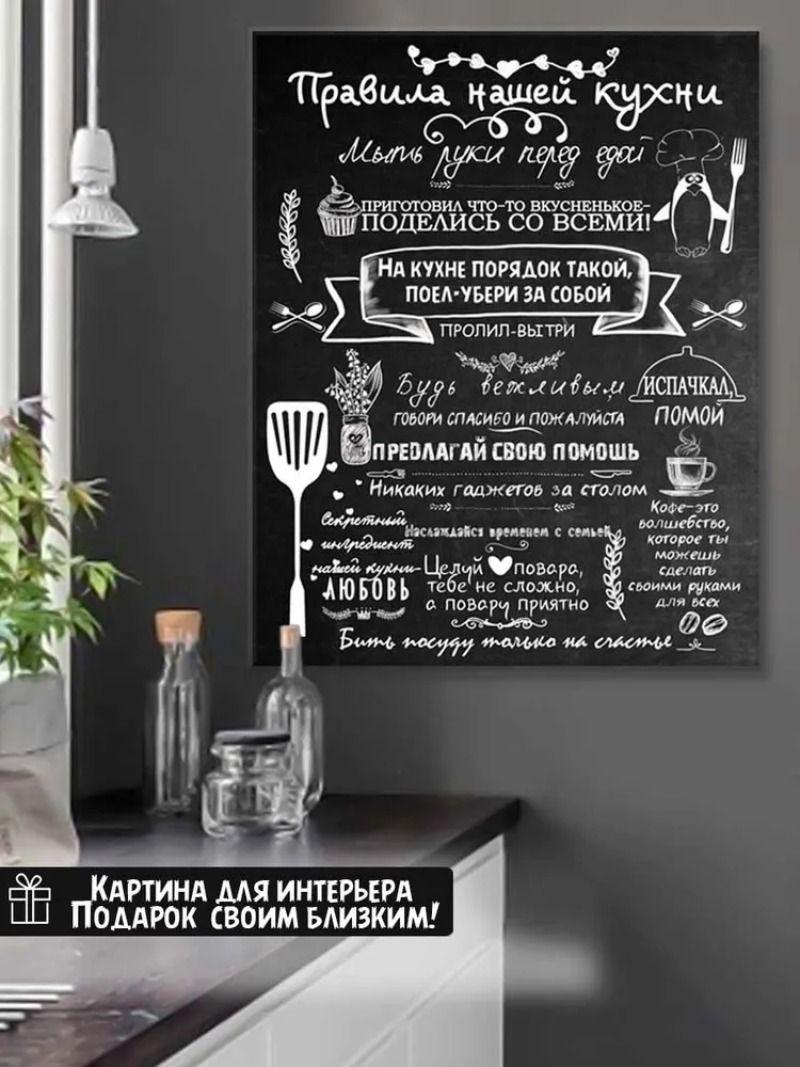 Tin Sign Kitchen Rules 20x30 Metal Wall Art Decor Vintage Rustic Home Poster