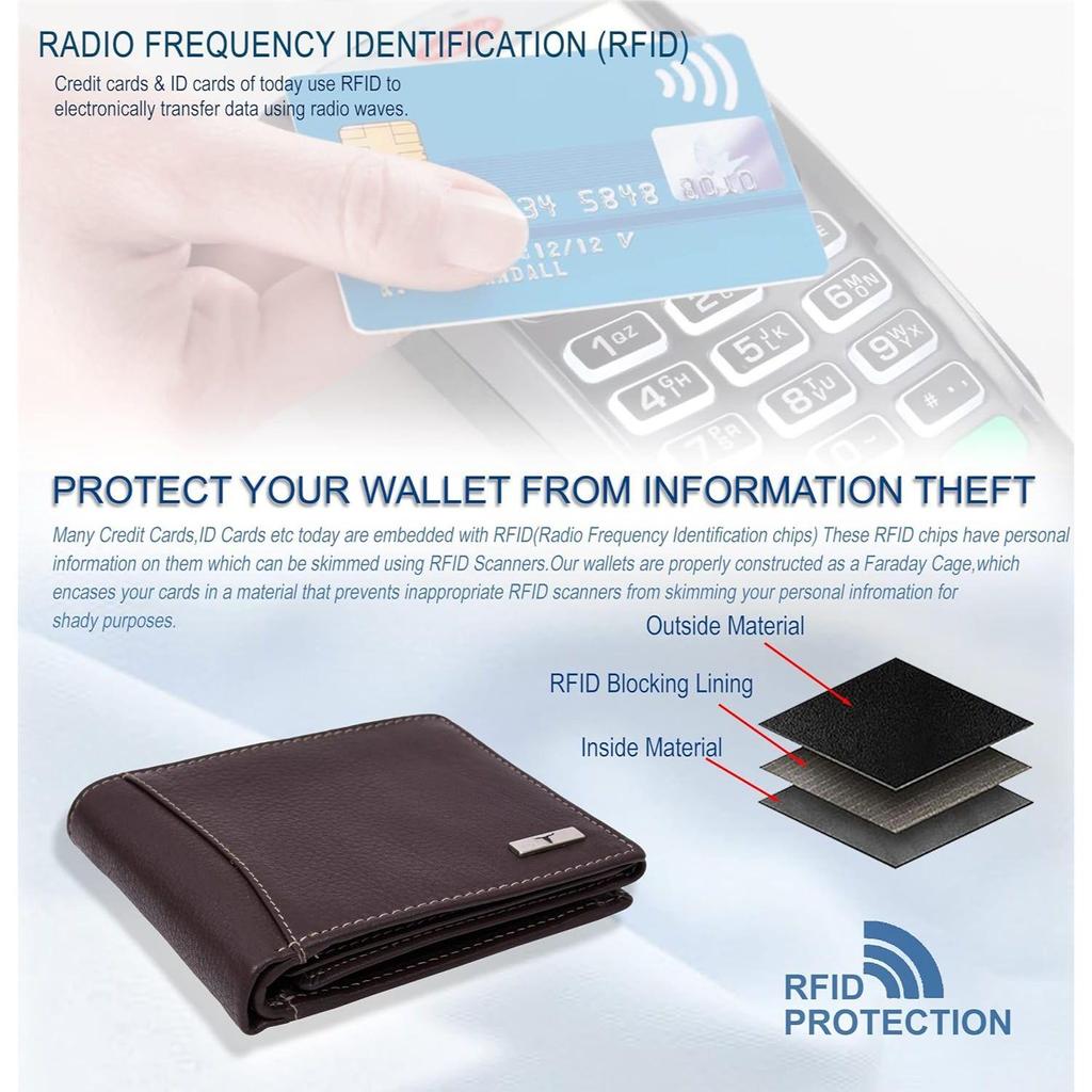 Oliver Dunkelbraune Ledergeldbörse für Herren