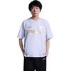 Li Ning E-Sports Series Potlač loga Voľný strih Krátke rukávy Unisex Vrchné diely Illusion-Blue ATSU709-1